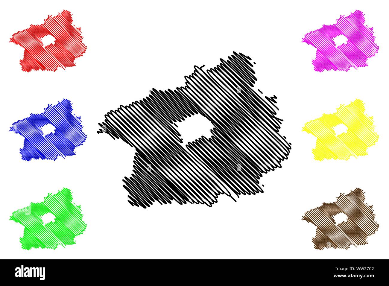 Boemia centrale regione (terre di Boemia, Cechia, le regioni della