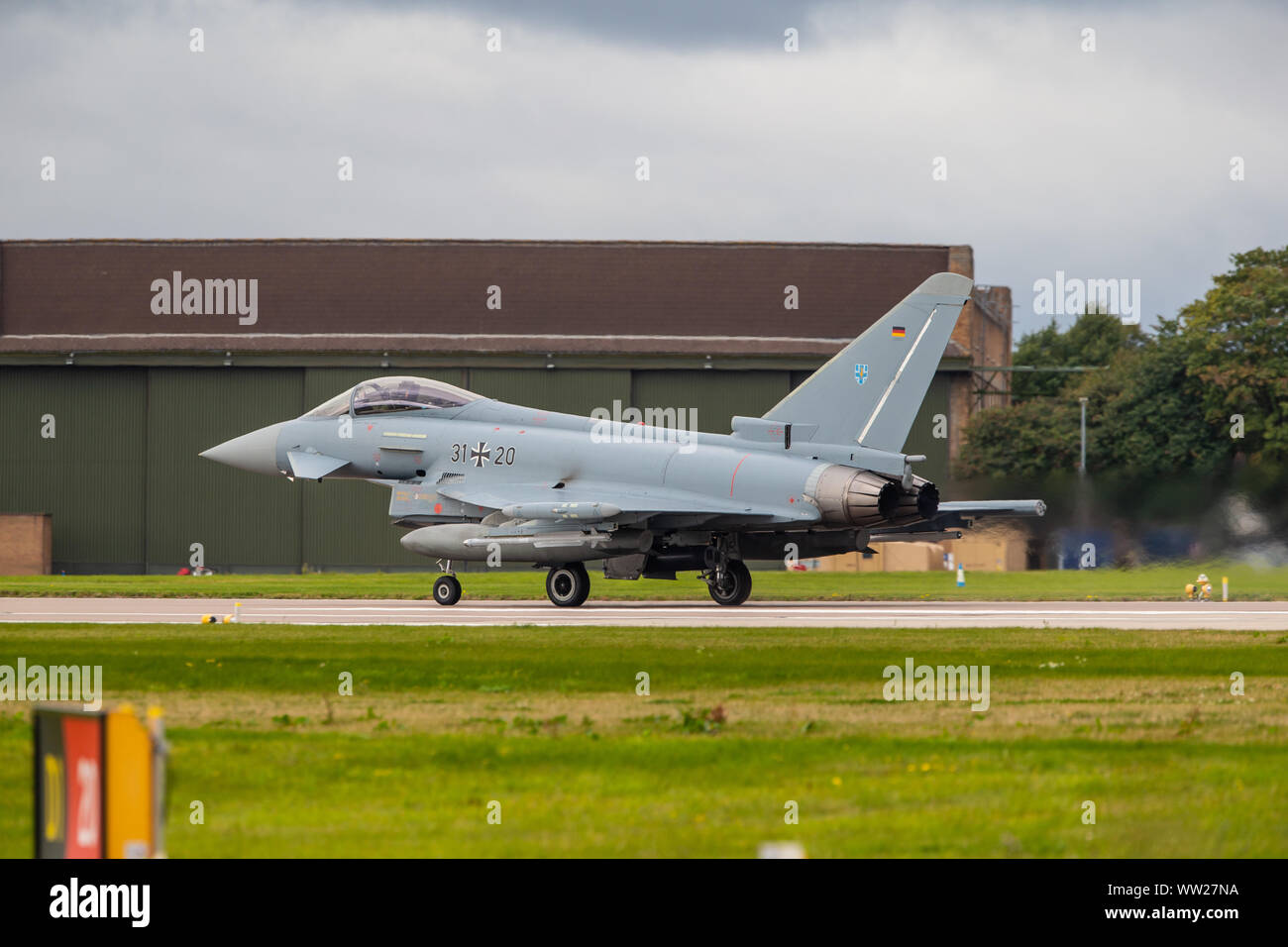 Esercizio guerriero Cobra 2019 - partono aerei RAF Waddington, Lincolnshire, sull esercizio - 11 Settembre 2019 Foto Stock