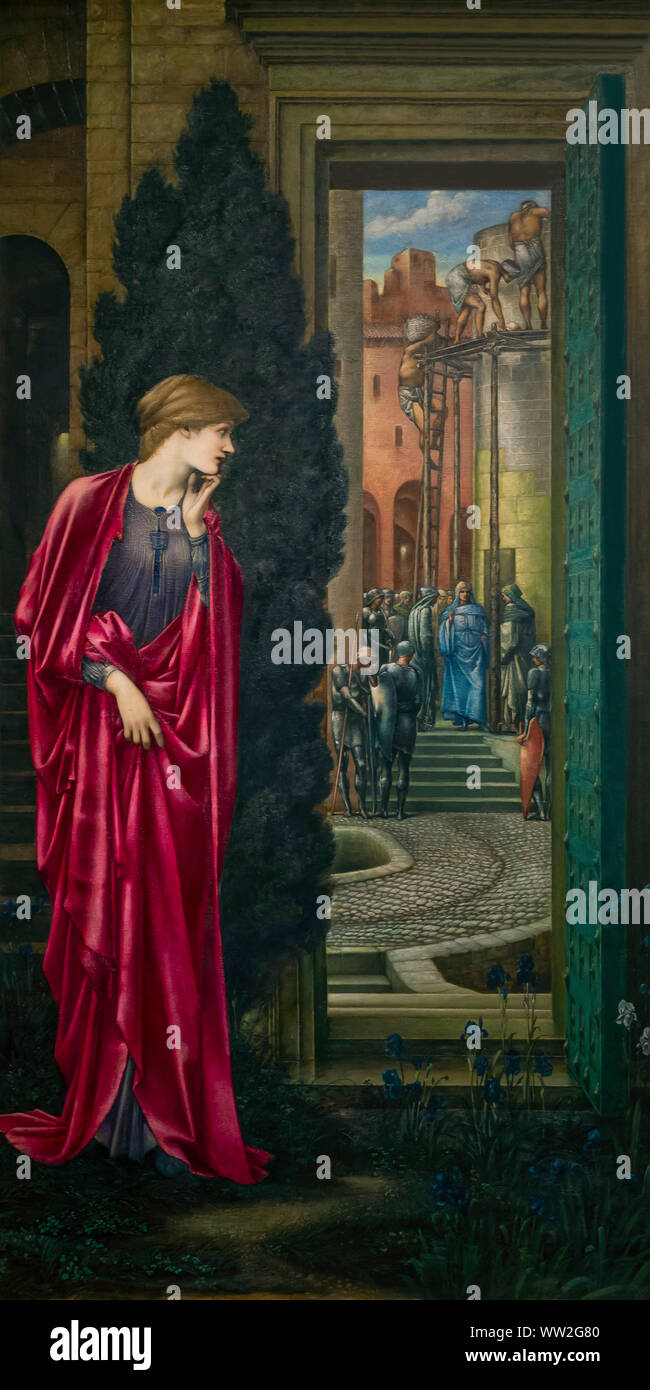 Danae, la torre di ottone, Edward Burne-Jones, 1877-1878, Foto Stock
