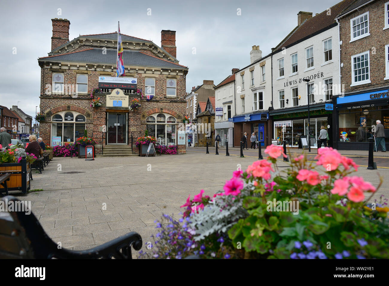 Northallerton Uffici Del Consiglio Della Città di North Yorkshire Regno Unito Inghilterra Foto Stock