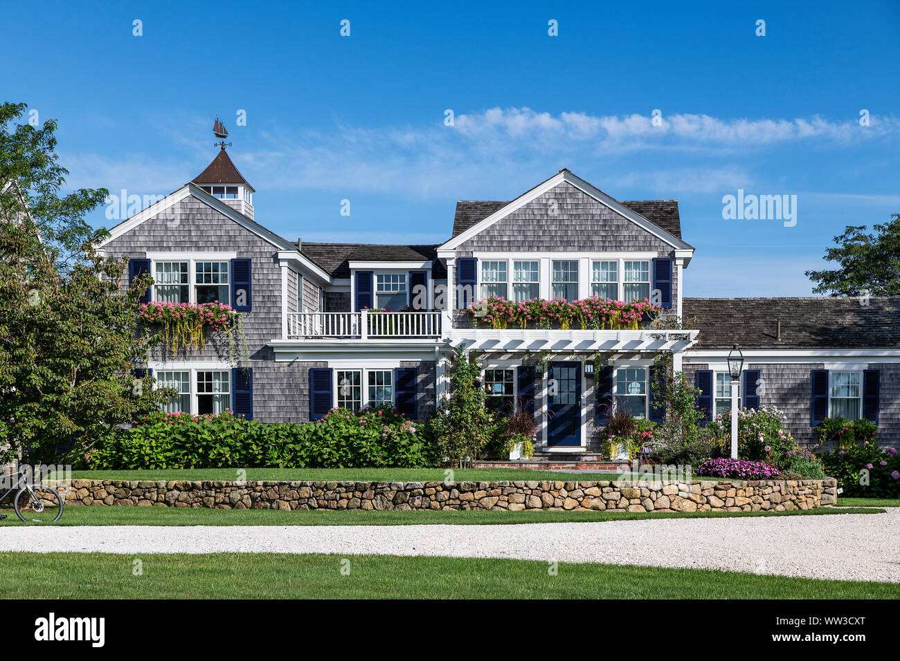 Splendidamente mantenuta beach house, Centreville, Cape Cod, Massachusetts, STATI UNITI D'AMERICA. Foto Stock
