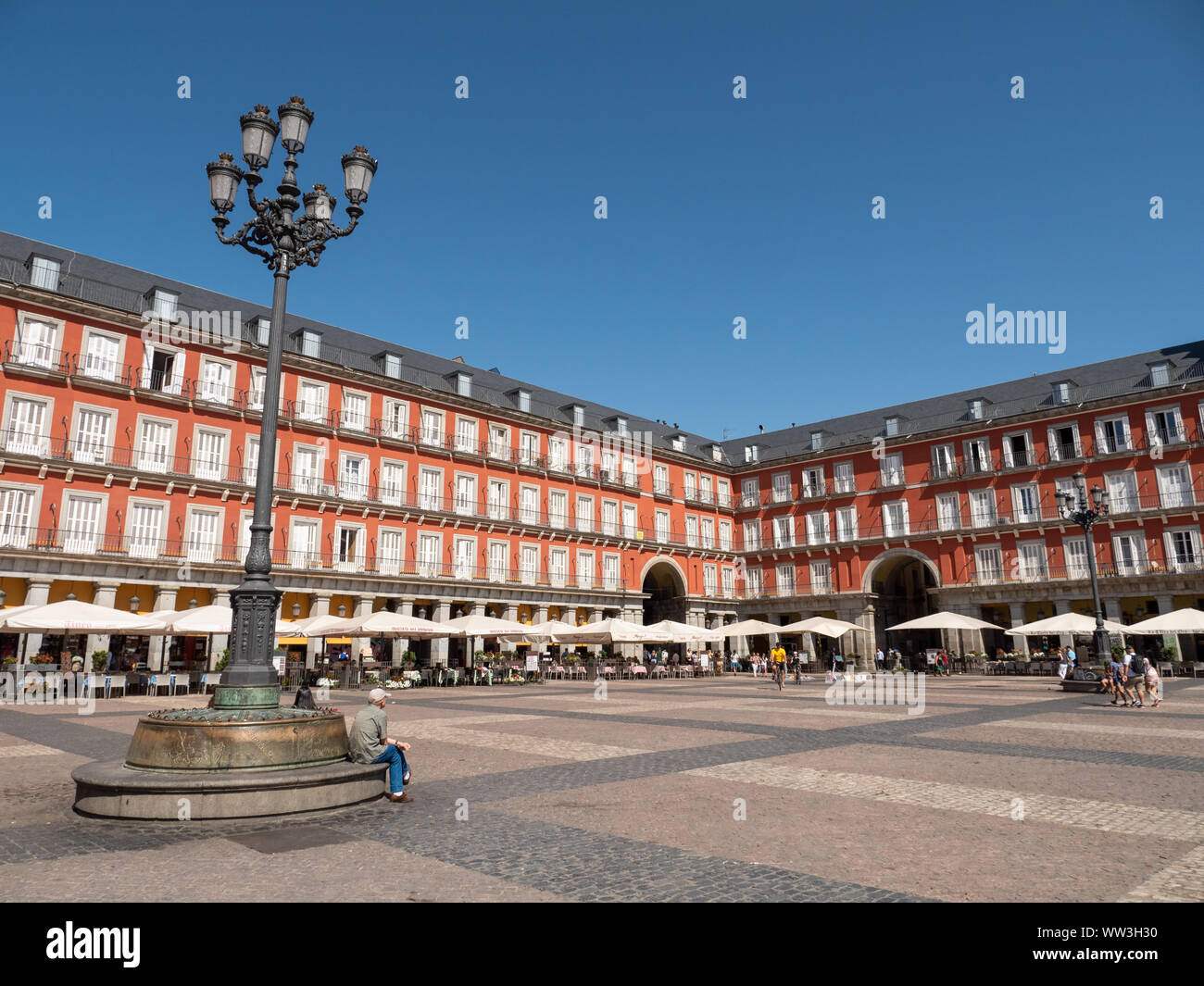 Plaza Mayor, Madrid, Spagna Foto Stock
