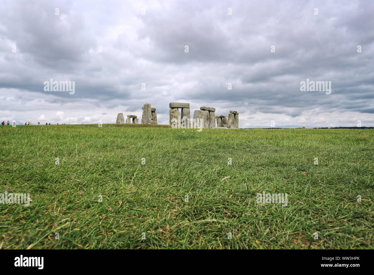 Viaggio a Stonehenge Foto Stock