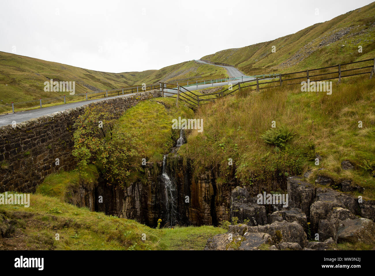Buttertubs pass, Yorkshire Dales Foto Stock