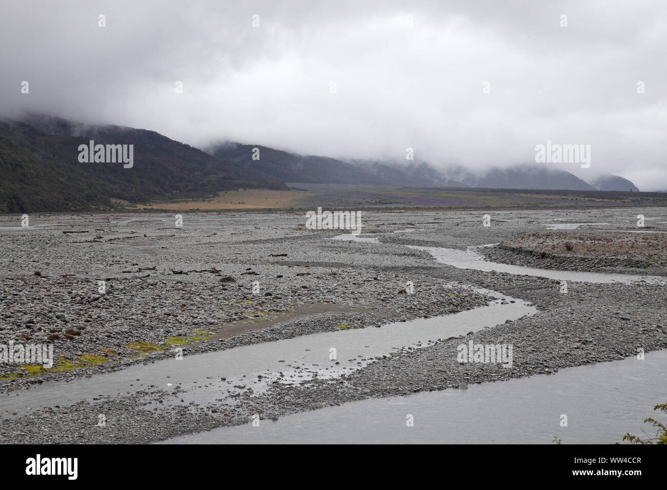 Bealey Fiume Arthur's Pass Parco Nazionale dell'Isola del Sud della Nuova Zelanda Foto Stock