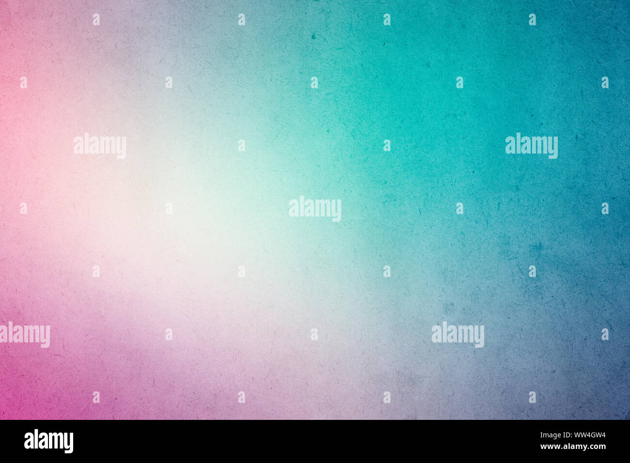 Gradiente colorati ad acquerello su vernice vecchia carta con sbavature di granella sporca astratto di texture per Foto Stock
