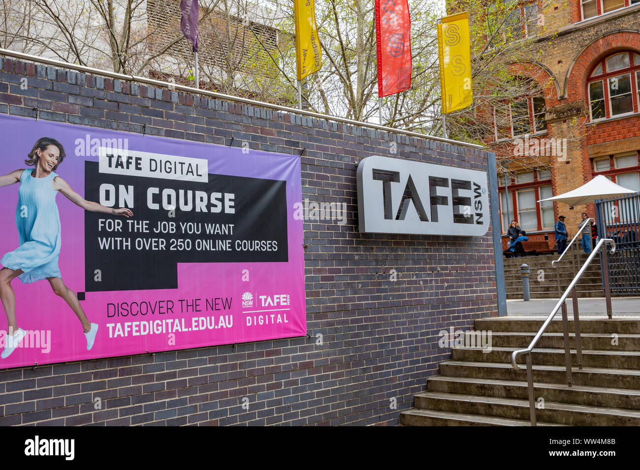 TAFE nsw ultimo campus nel centro di Sydney, l'istruzione e provider di formazione,Sydney , Australia Foto Stock