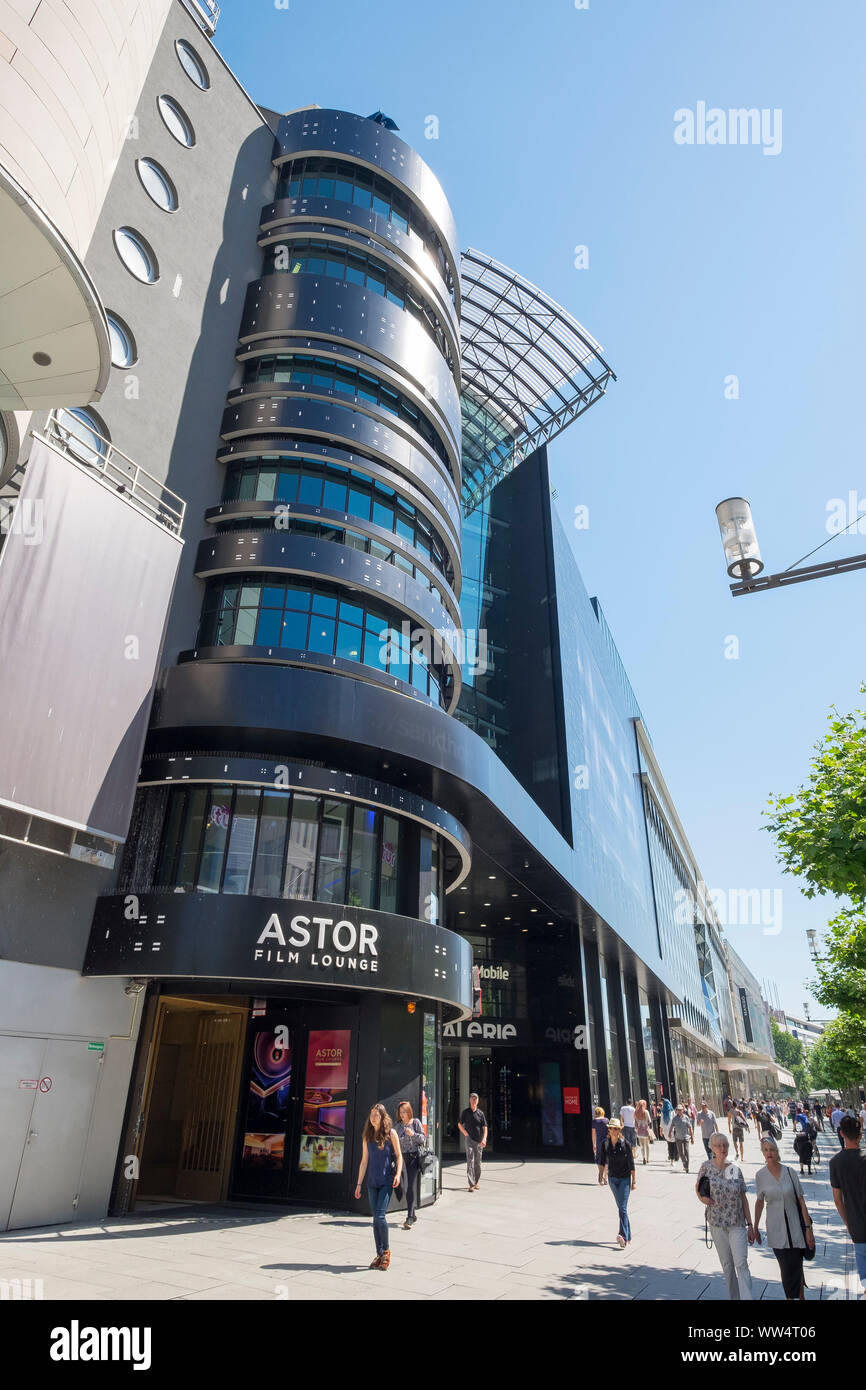 Astor Film Lounge e Zeilgalerie, Zeil, di Francoforte sul Meno, Hesse, Germania Foto Stock