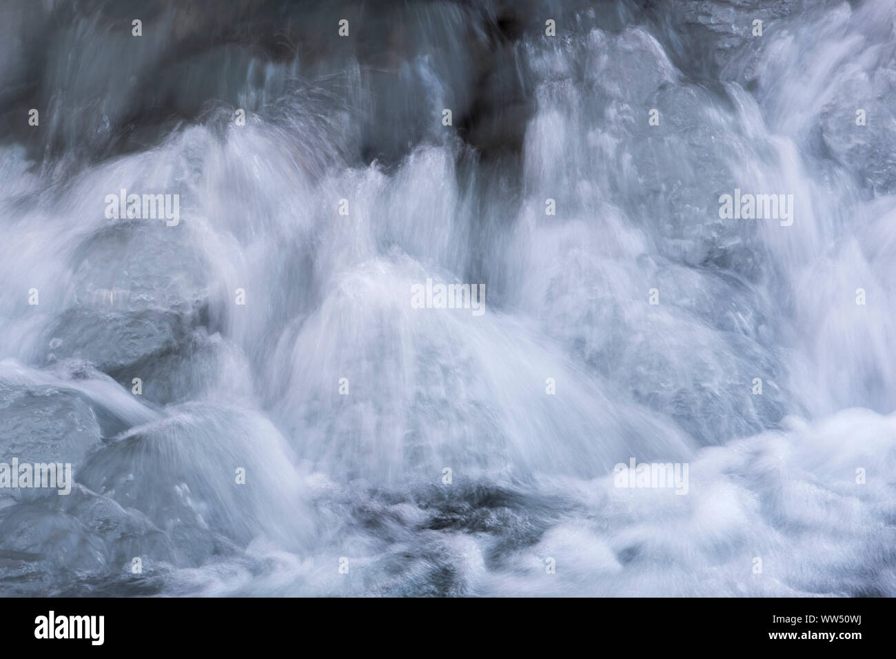 Obere Argen in Eistobel vicino GrÃ¼nenbach, west AllgÃ¤u, AllgÃ¤u, Svevia, Baviera, Germania Foto Stock