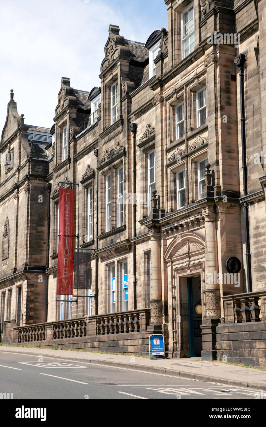 I piani di Lancaster, un edificio multifunzionale con uffici, studi, Exhibition & spazio eventi e informazioni per i visitatori Foto Stock
