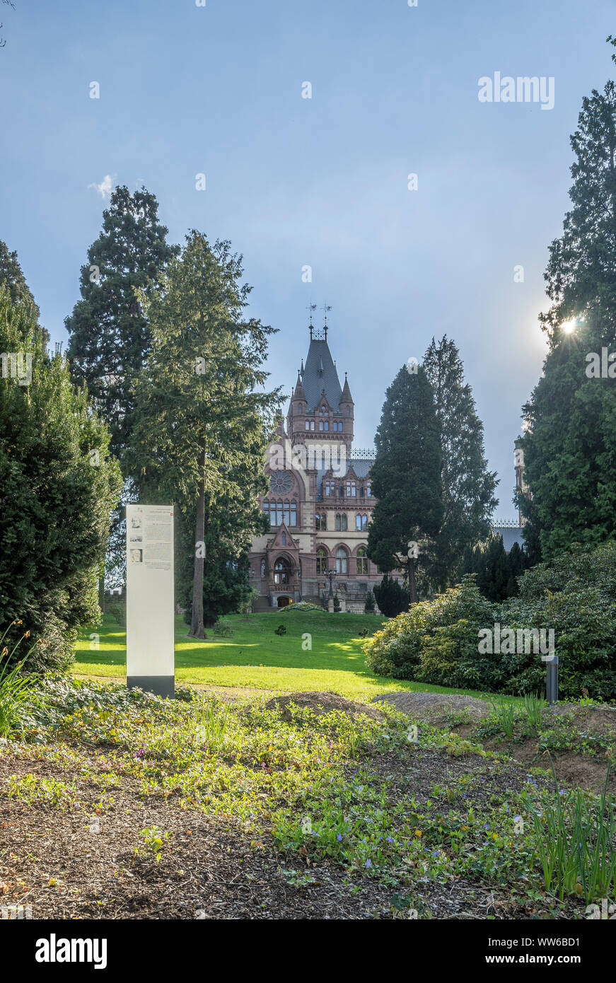 In Germania, in Renania settentrionale-Vestfalia, Bad Honnef, Castello di Drachenburg Foto Stock