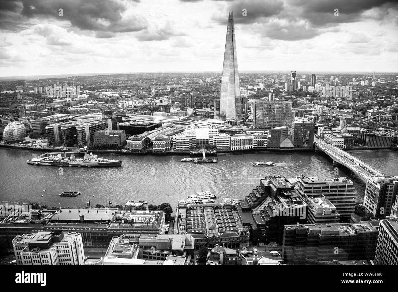 Londra da sopra Foto Stock