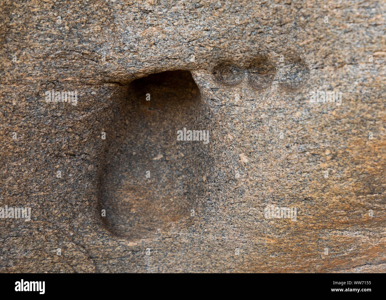 Fori nella roccia a salire, Woqooyi Galbeed, Lasa Geel, il Somaliland Foto Stock