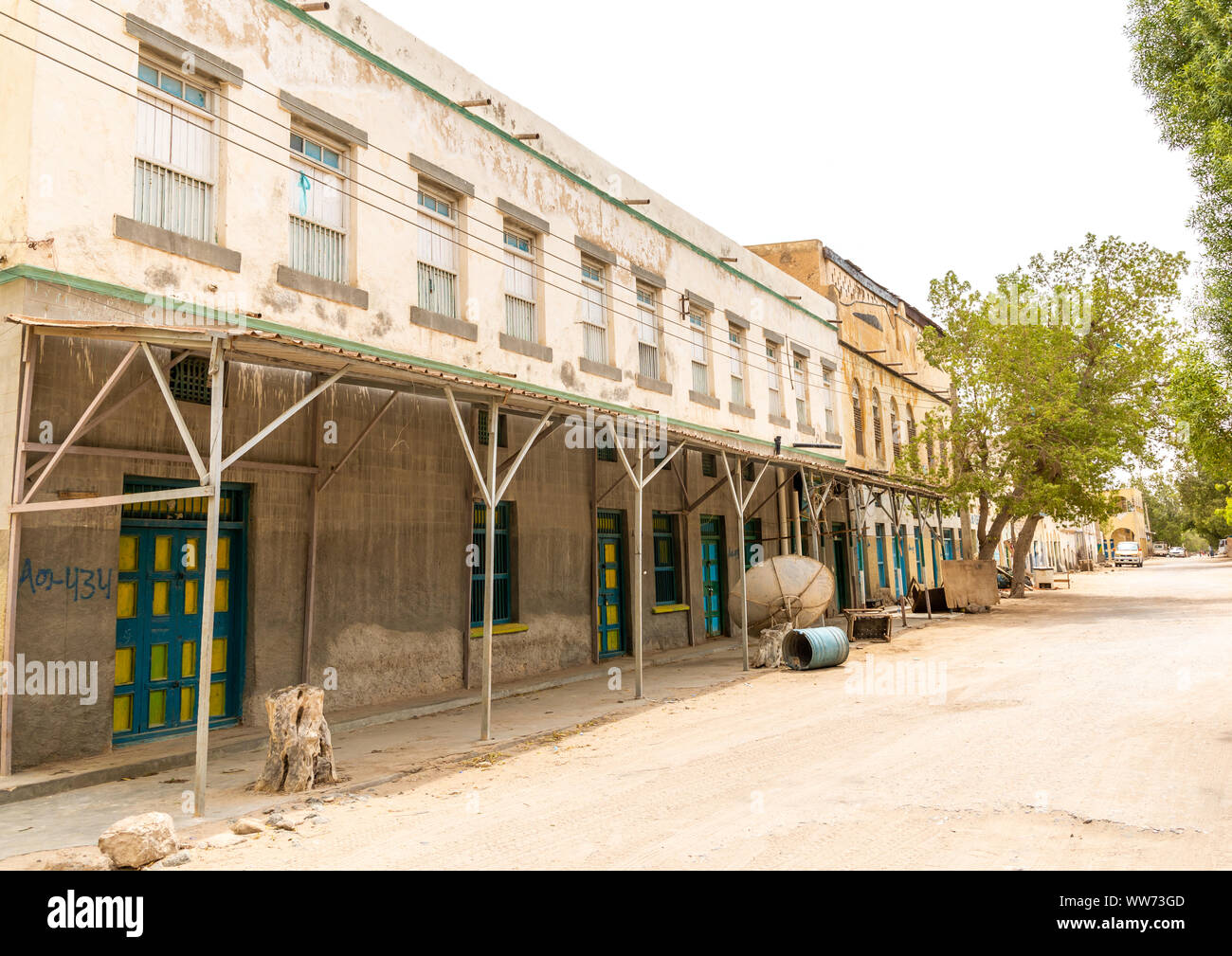 Vecchia casa ottomana, Sahil regione berbera, il Somaliland Foto Stock