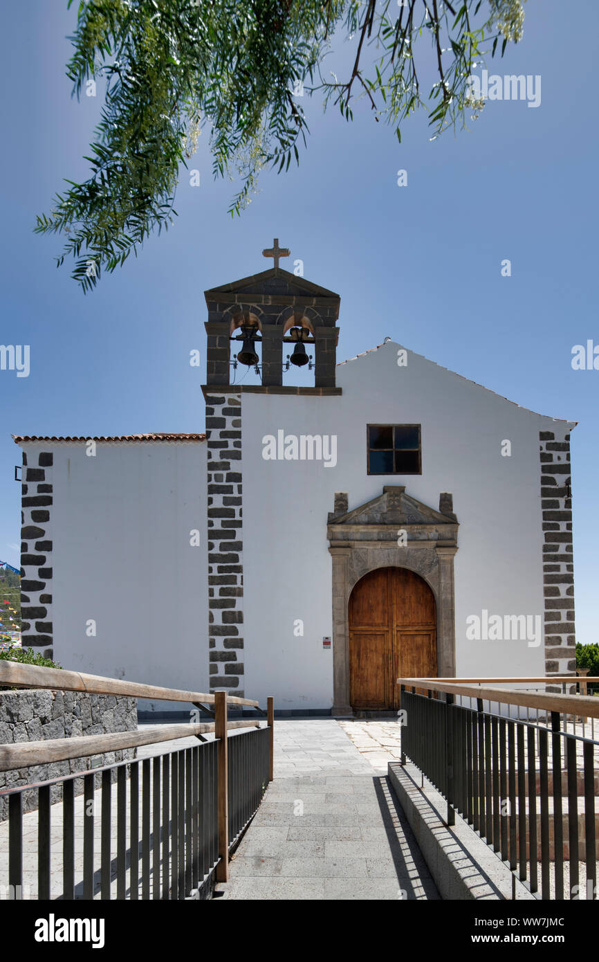 Chiesa di San Pedro, Vilaflor de Chasna, Tenerife, Isole Canarie, Spagna Foto Stock
