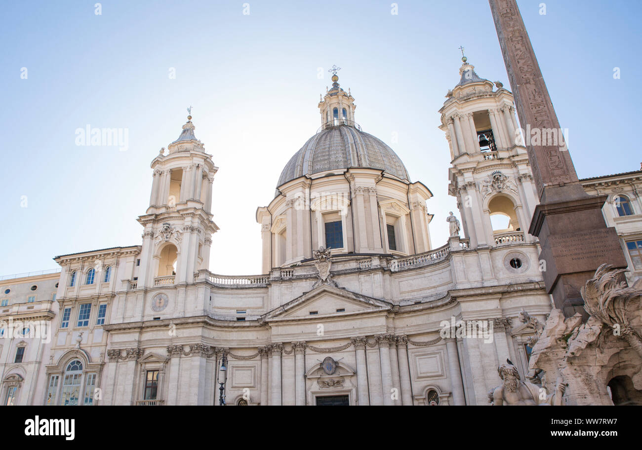 Italia, Roma, Sant' Agnese in Agone Foto Stock