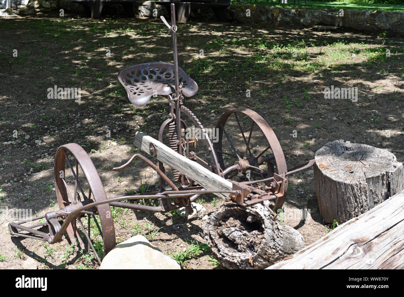 Vecchia attrezzatura agricola Foto Stock