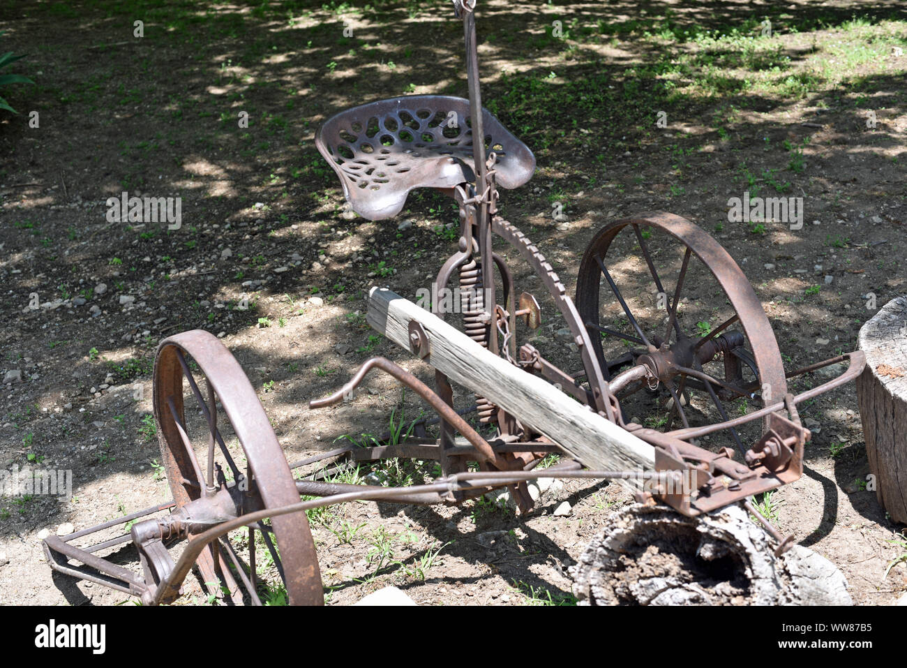 Vecchia attrezzatura agricola Foto Stock
