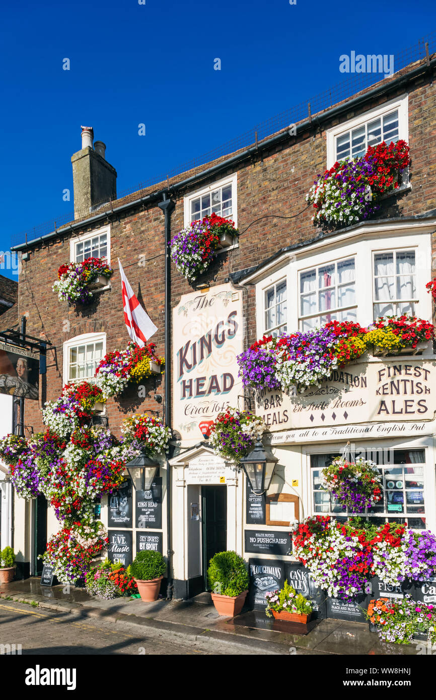 Inghilterra, Kent, trattare, il kings Head Pub e Hotel Foto Stock