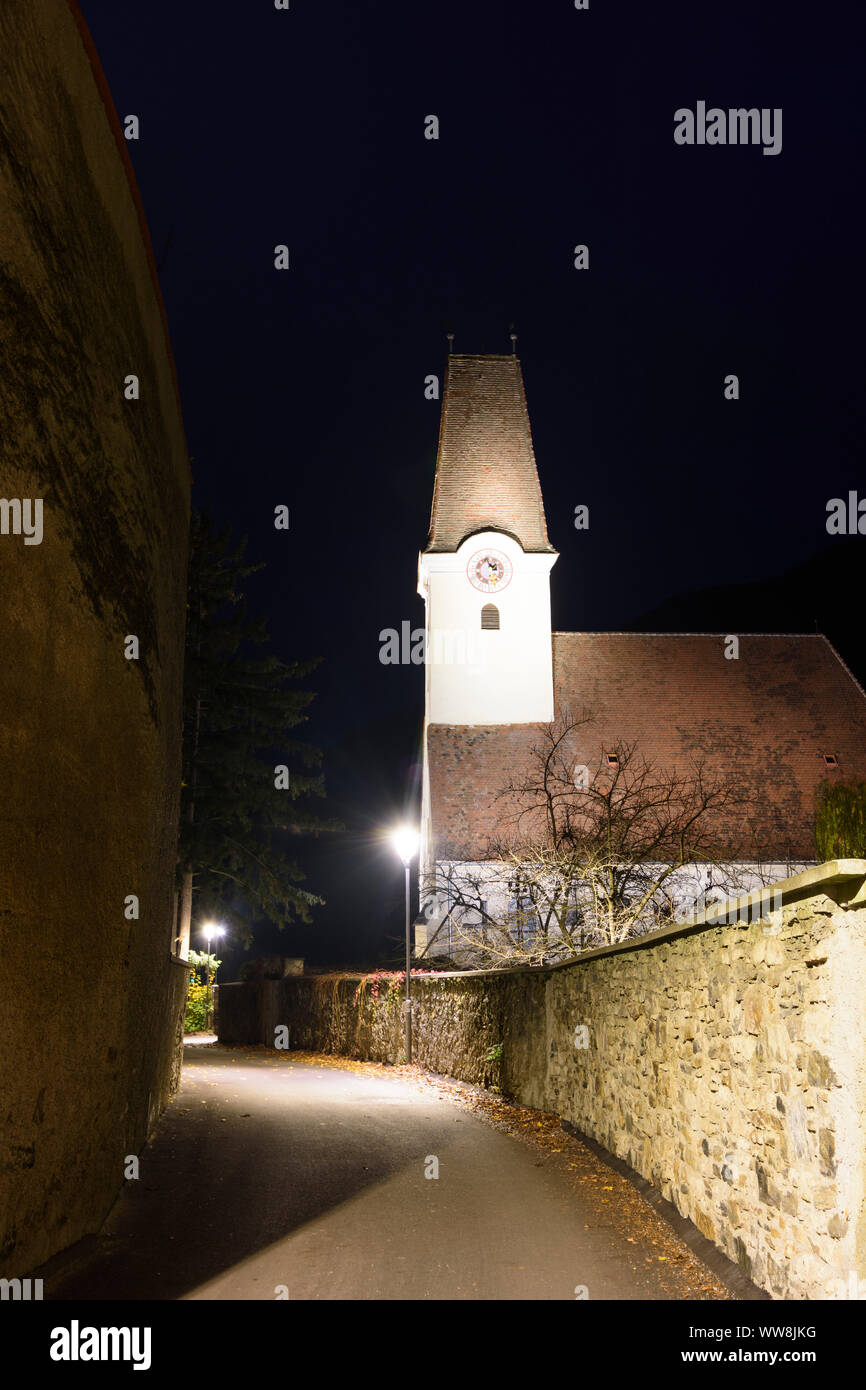 Rossatz-Arnsdorf, chiesa in Hofarnsdorf nella Wachau, NiederÃ¶sterreich, Austria Inferiore, Austria Foto Stock