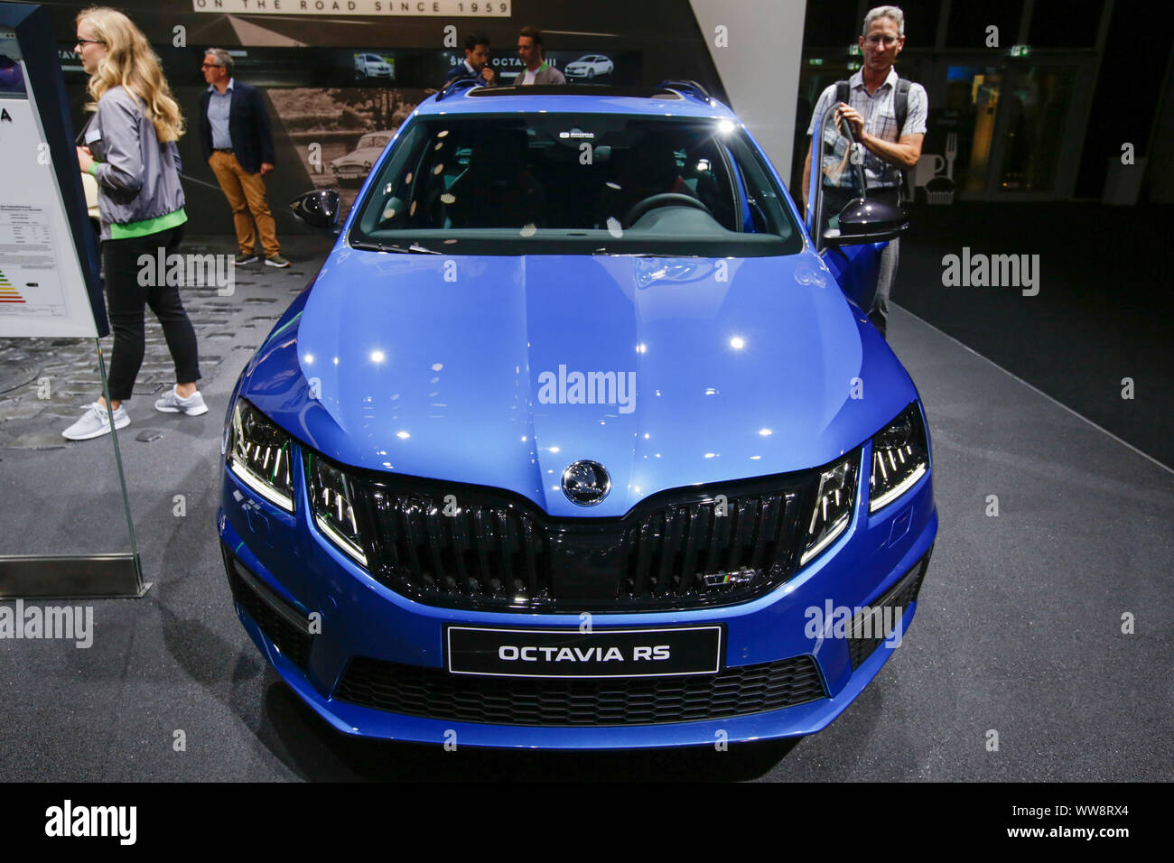 Francoforte, Germania. Xii Sep, 2019. La Repubblica ceca il costruttore di auto Skoda, parte del gruppo Volkswagen, visualizza la Skoda Octavia Combi RS al 2019 Internationale Automobil-Ausstellung (IAA). (Foto di Michael Debets/Pacific Stampa) Credito: Pacific Press Agency/Alamy Live News Foto Stock