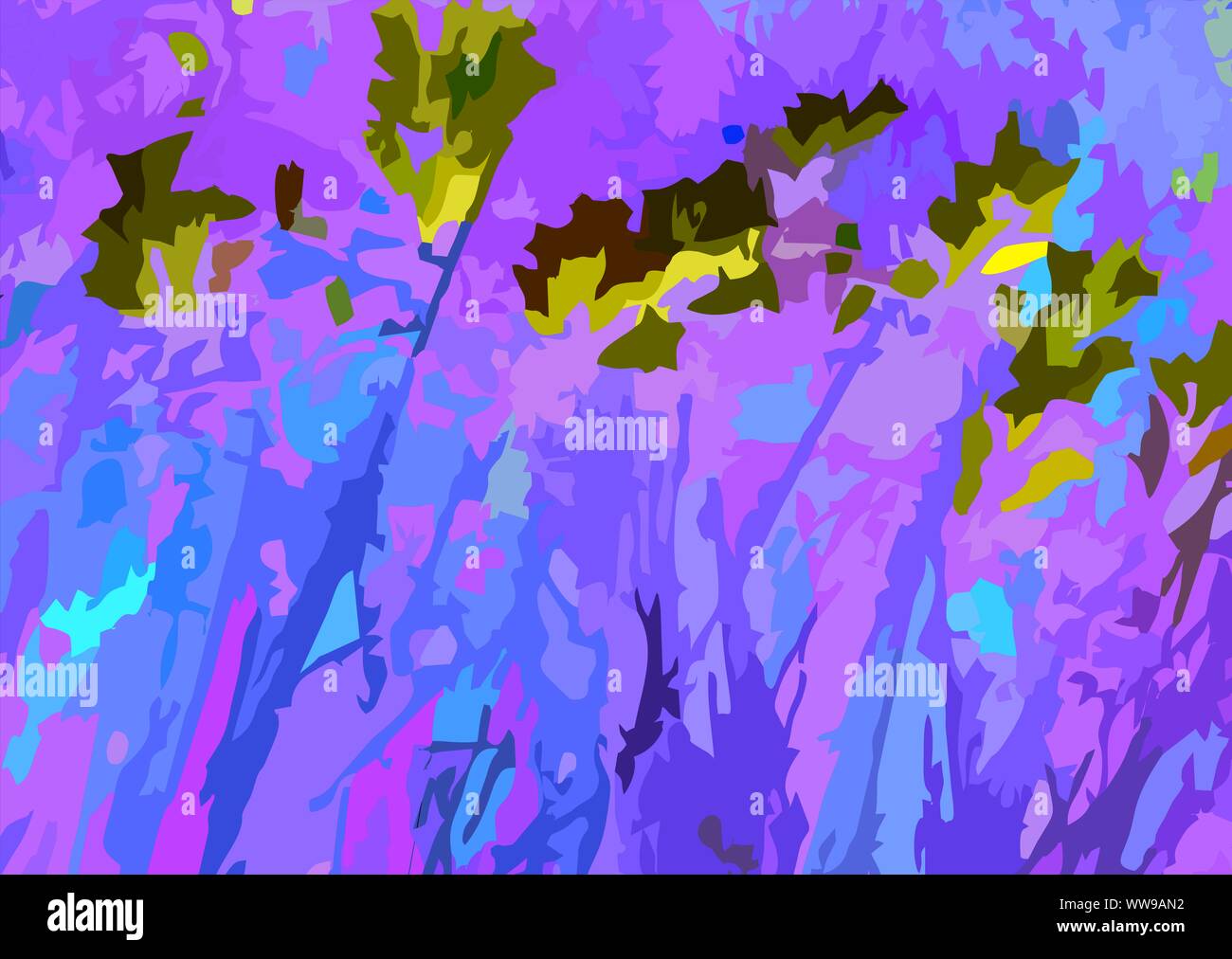 Colori militari e lustra di design in verde e altri colori Foto Stock