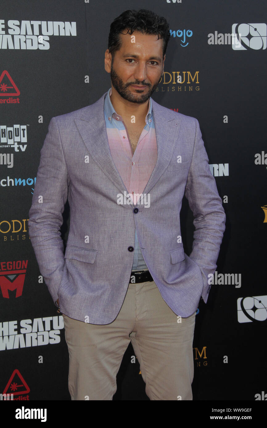 Los Angeles, California, USA. Xiii Sep, 2019. Cas Anvar 13/09/2019 Il quarantacinquesimo annuale di Saturno Awards tenutosi presso il monitor Avalon Hollywood in Los Angeles, CA Foto di Yurina Abe/HollywoodNewsWire.co Credito: Hollywood News filo Inc./Alamy Live News Foto Stock