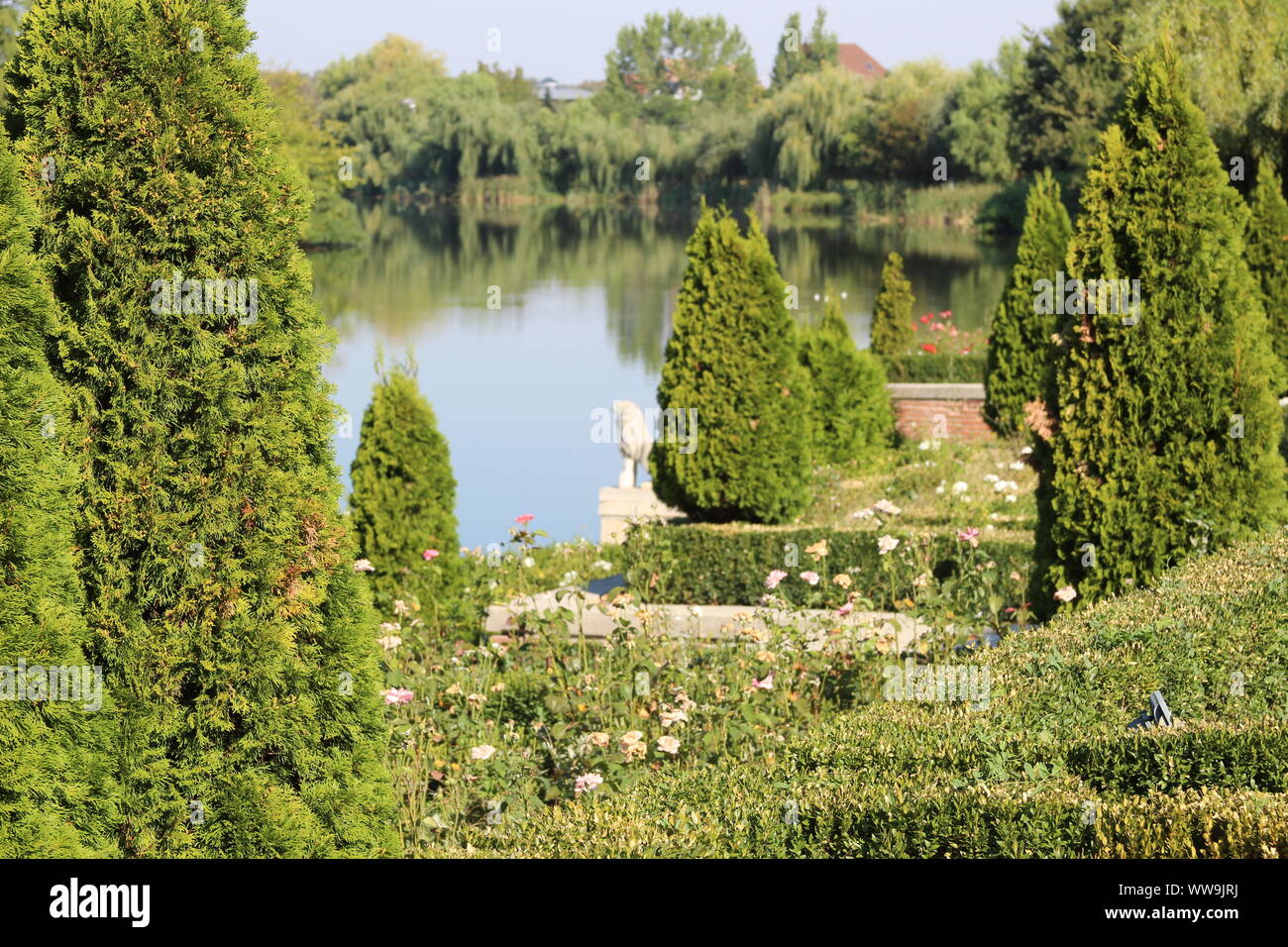 Palazzo Mogosoaia garden Foto Stock