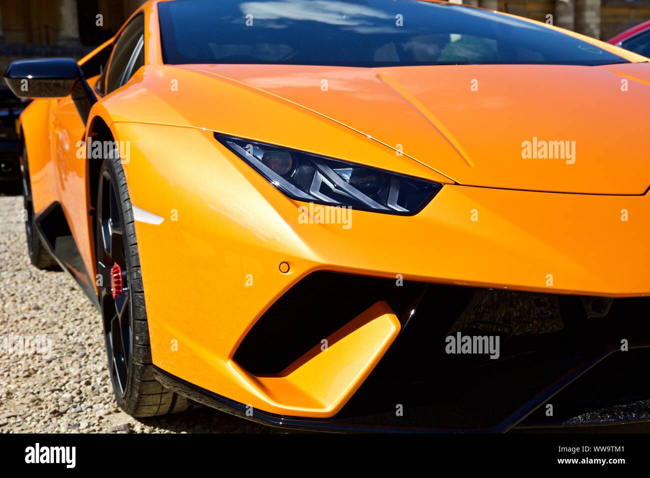 Lamborghini Huracán performante in mostra al Concours d'Eleganza a Blenheim Palace il 8 settembre 2019 Foto Stock