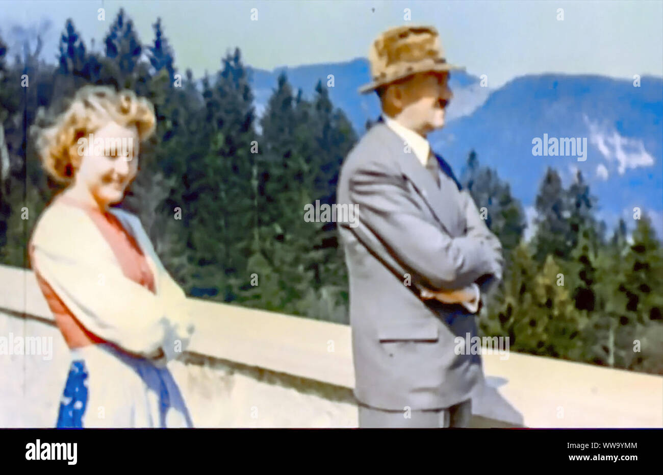 Eva Anna Paula Hitler - Braun, partner e moglie di Adolf Hitler Foto Stock