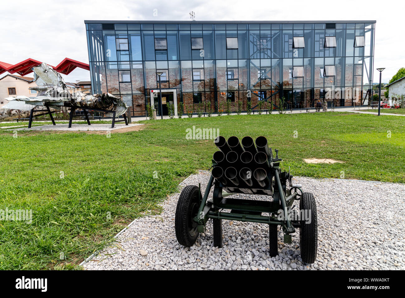 Museo della guerra civile in Karlovac Foto Stock