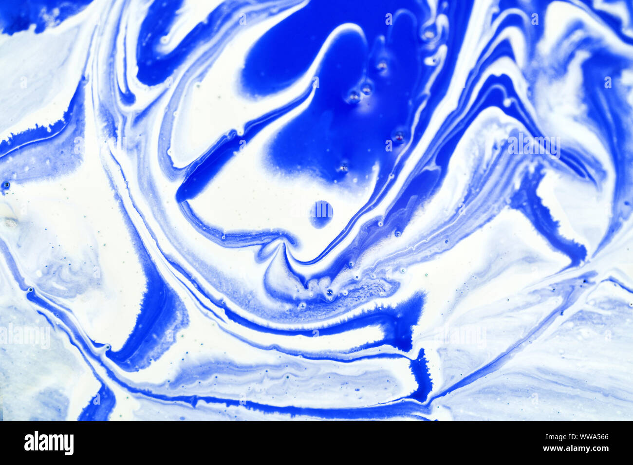 Estratto liquido di colore sfondo acrilico. Disegno a mano art. self made Foto Stock
