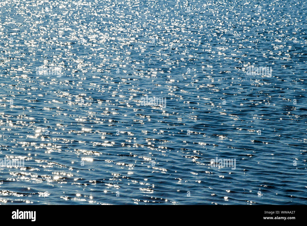 La riflessione su un lago Foto Stock