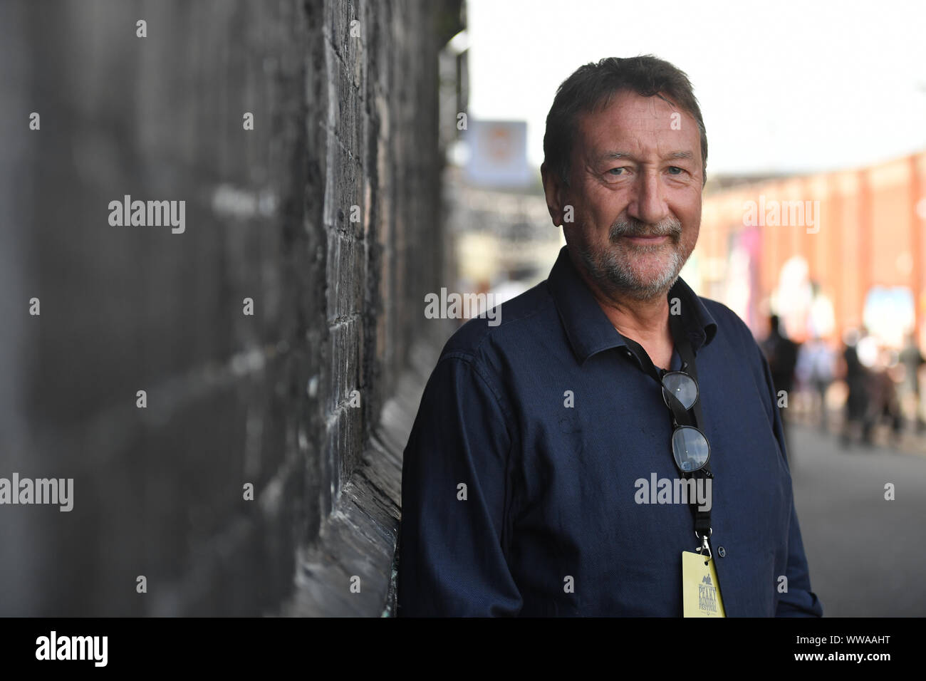 Peaky Blinders creatore Steven Knight durante il Peaky Blinders Festival di Digbeth, Birmingham. Foto Stock