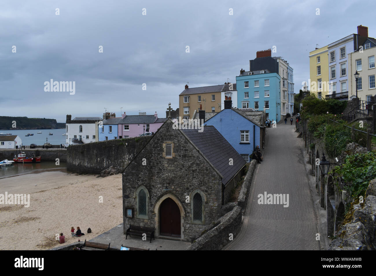 Tenby, Wales, Regno Unito Foto Stock