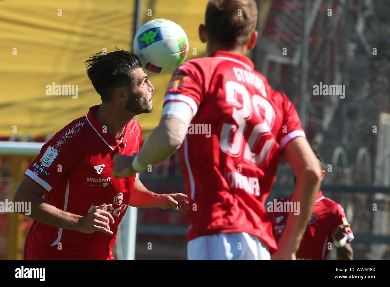 Perugia, Italia. Xiv Sep, 2019. MARCO CARRARO colpo alla testa durante il Perugia Vs Juve Stabia - Calcio Italiano Serie B uomini campionato - Credito: LPS/Loris Cerquiglini/Alamy Live News Foto Stock