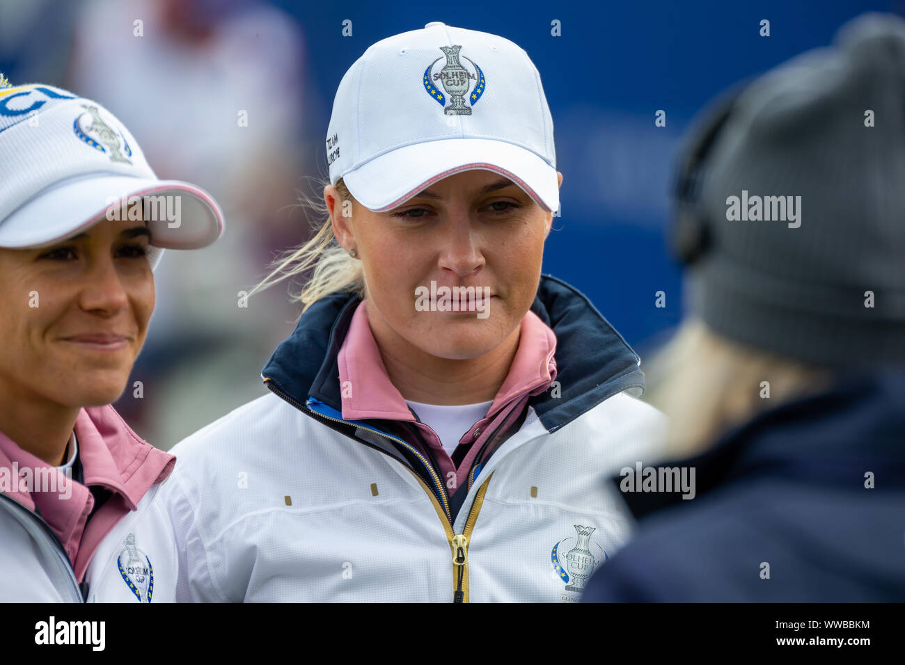 Gleneagles, Scozia 14 settembre 2019. Seconda giornata di gara nel 2019 Solheim Cup Foto Stock