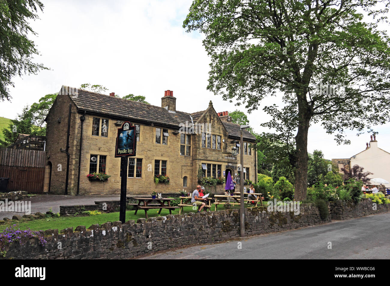 Pendle Inn, orzo, Lancashire Foto Stock