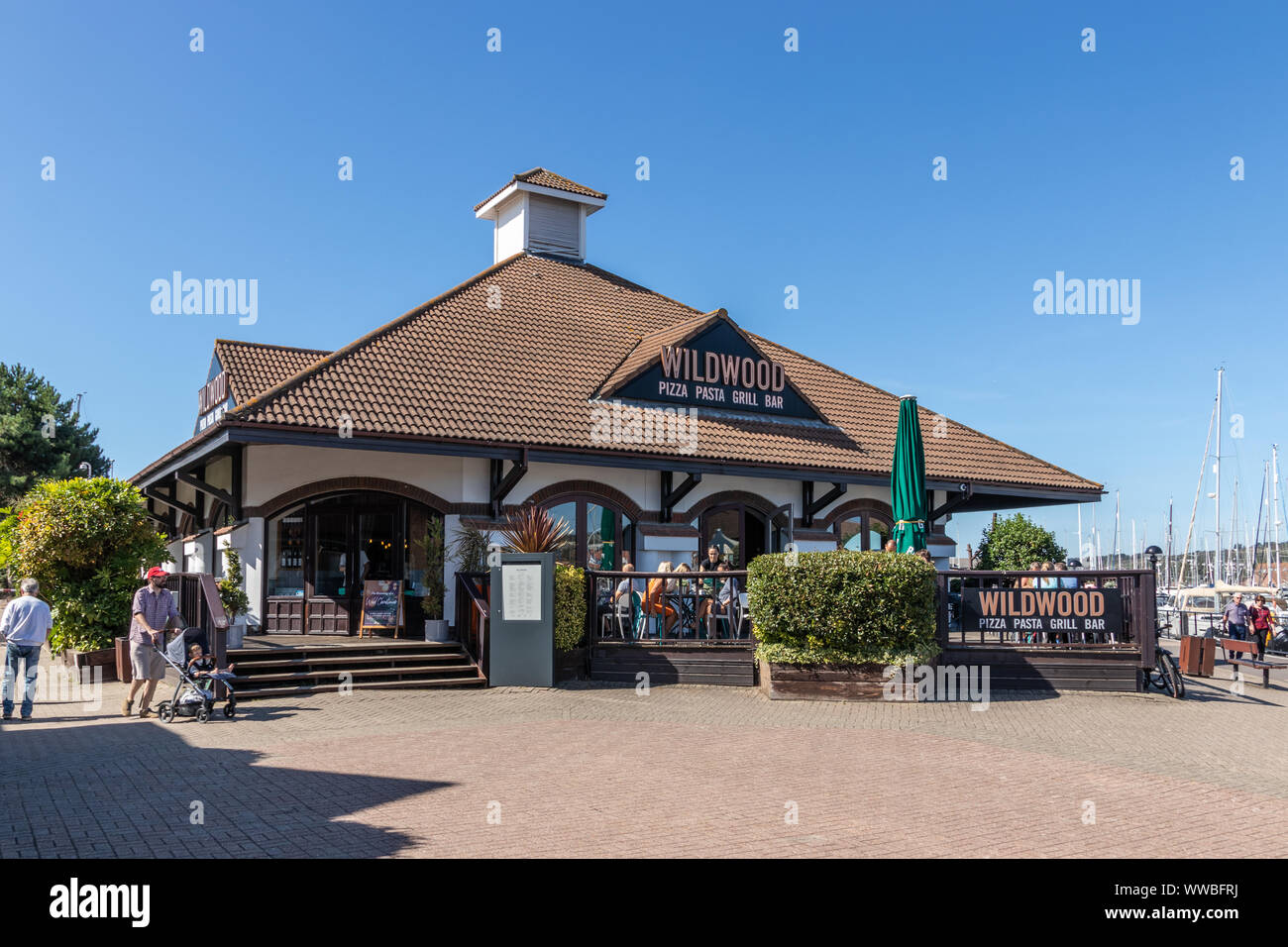 Wildwood ristorante, port solent, Portsmouth, Regno Unito Foto Stock