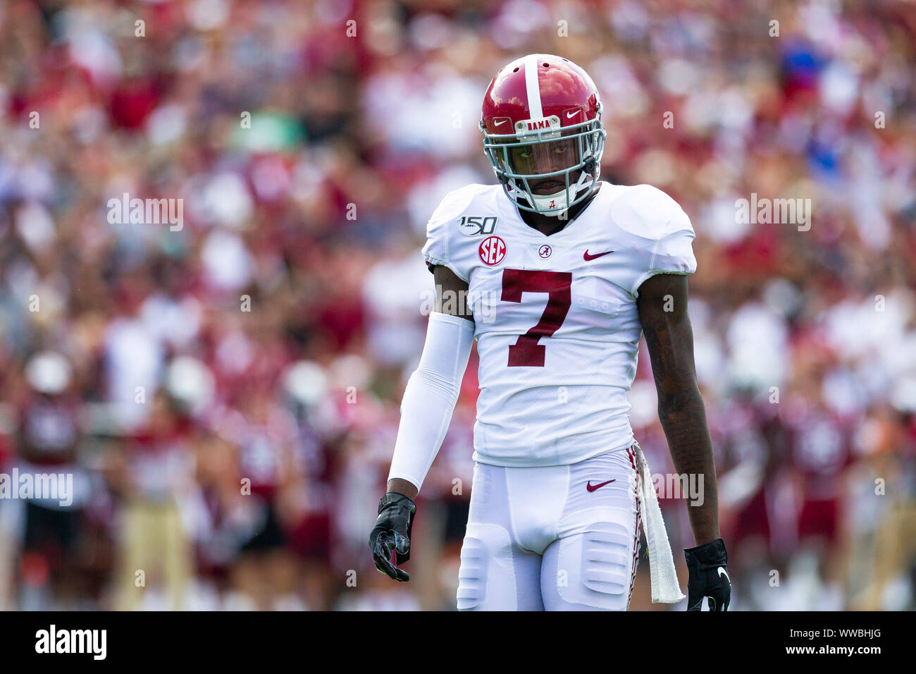 La Columbia, SC, Stati Uniti d'America. Xiv Sep, 2019. il matchup NCAA a Williams-Brice Stadium in Columbia, SC. (Scott Kinser/Cal Sport Media) Credito: csm/Alamy Live News Foto Stock