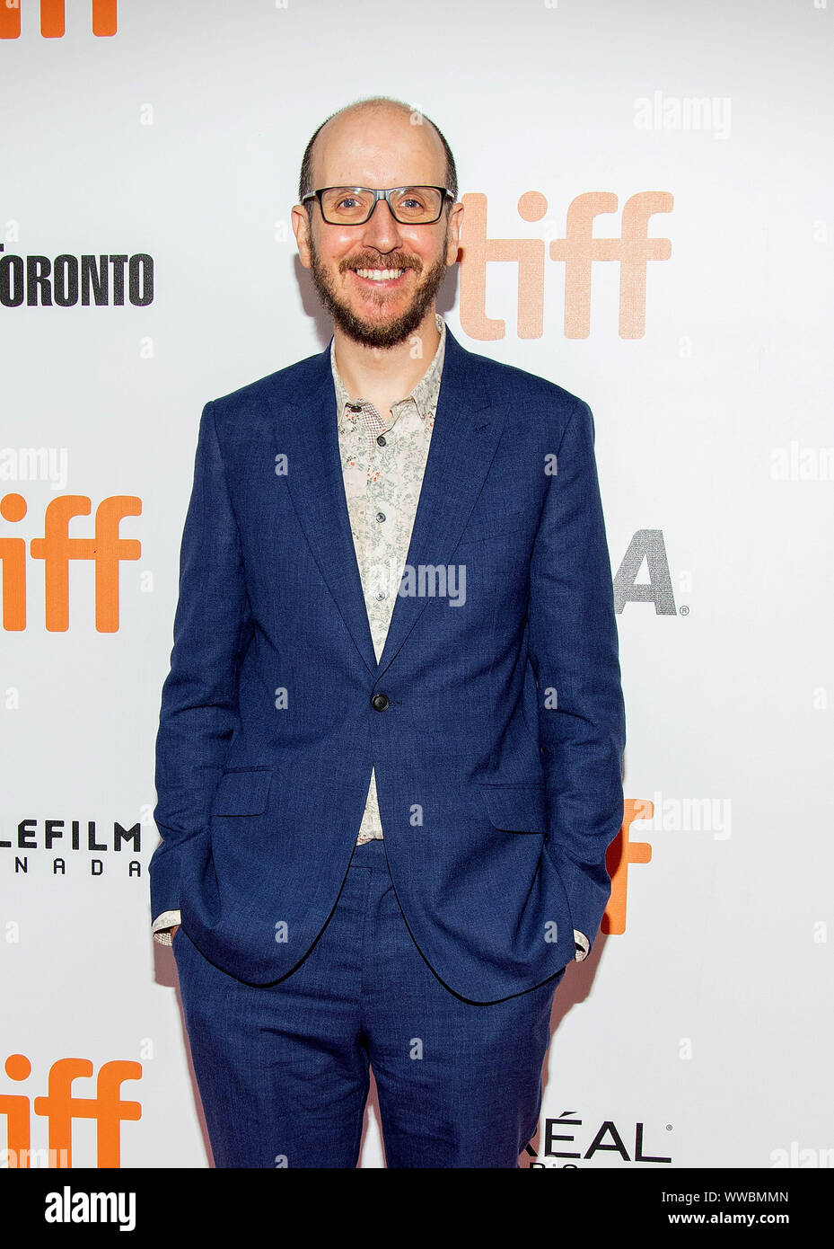 Toronto, Canada. Xiv Sep, 2019. Jack Thorne assiste il "Radioattivo" premiere durante il 2019 Toronto International Film Festival alla principessa di Galles teatro di Settembre 14, 2019 a Toronto in Canada. Credito: MediaPunch Inc/Alamy Live News Foto Stock