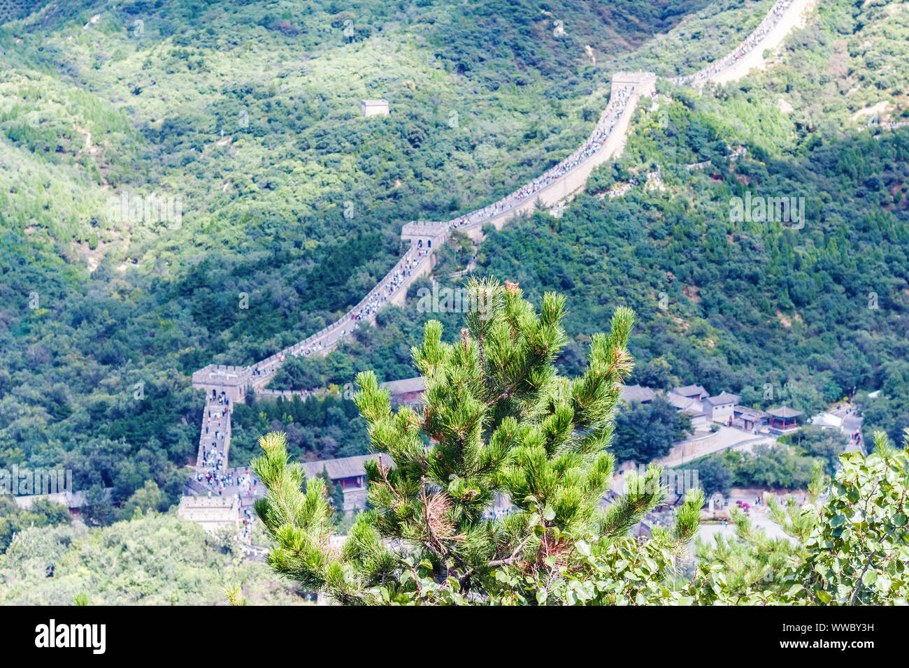 Il cinese Grande Muraglia Foto Stock