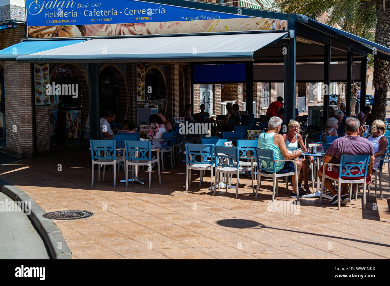 Mangiare a Pilar Foto Stock