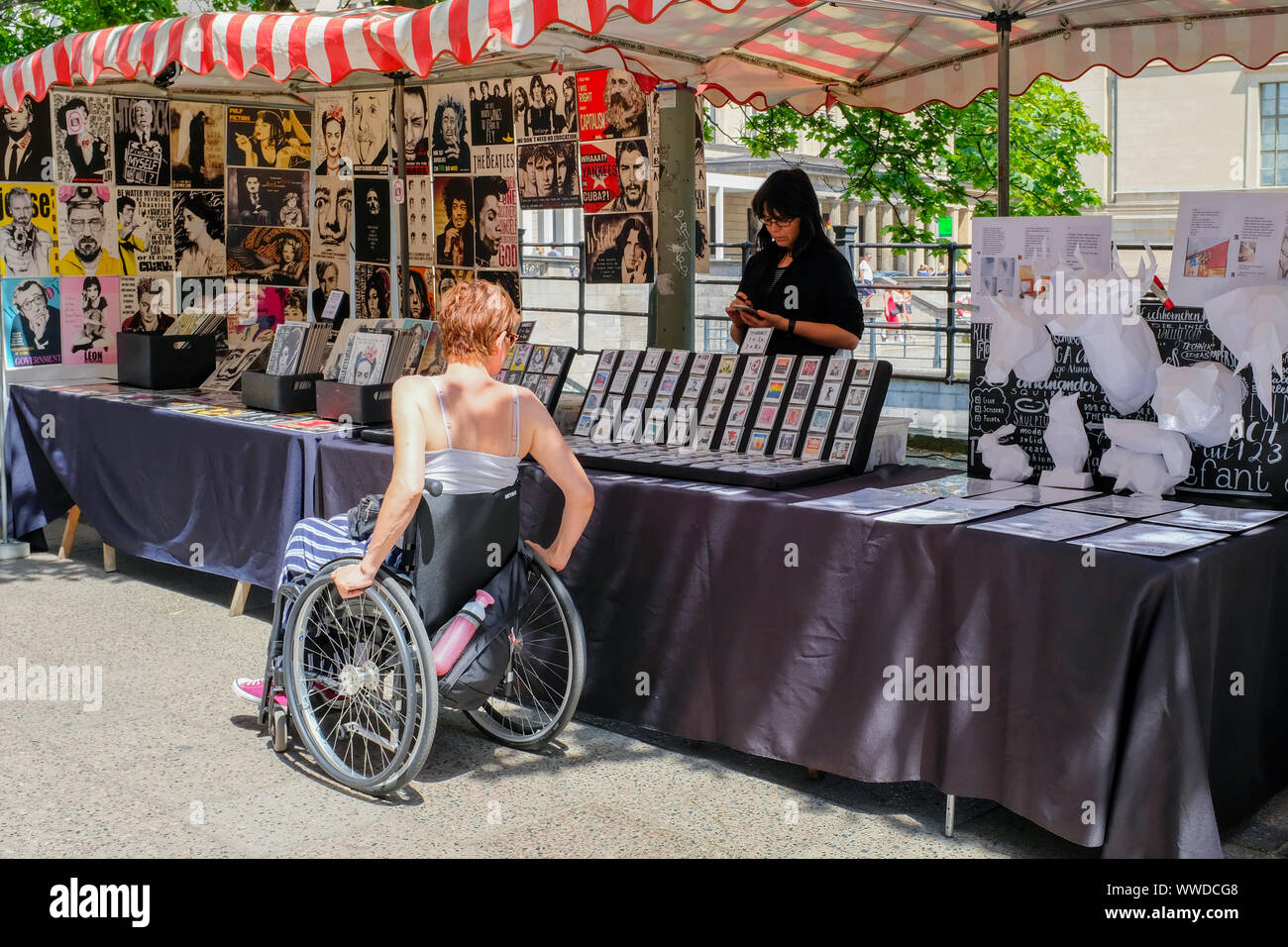 Il centro del mercato Berlino Germania Foto Stock