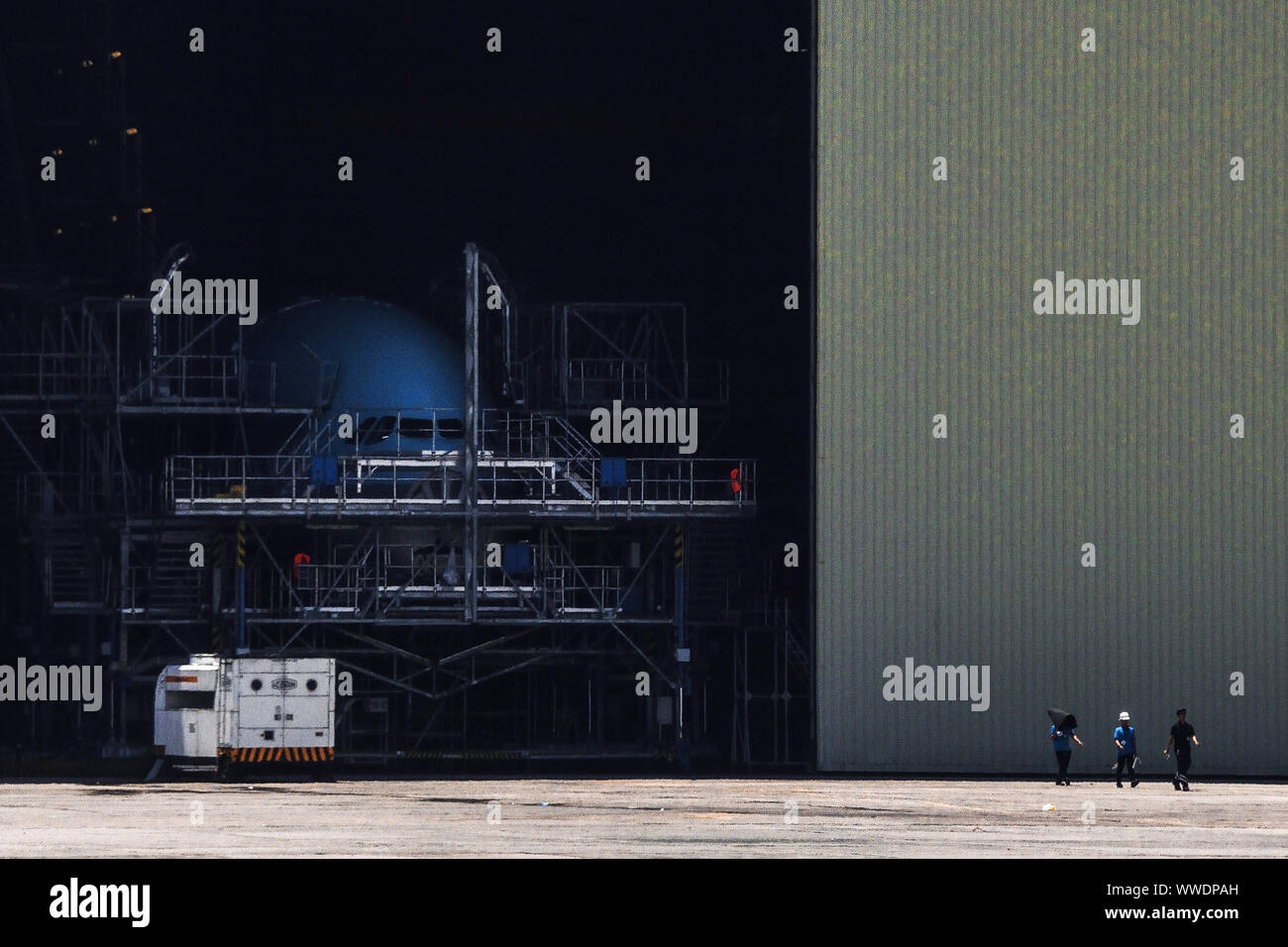 Manutenzione del velivolo Foto Stock