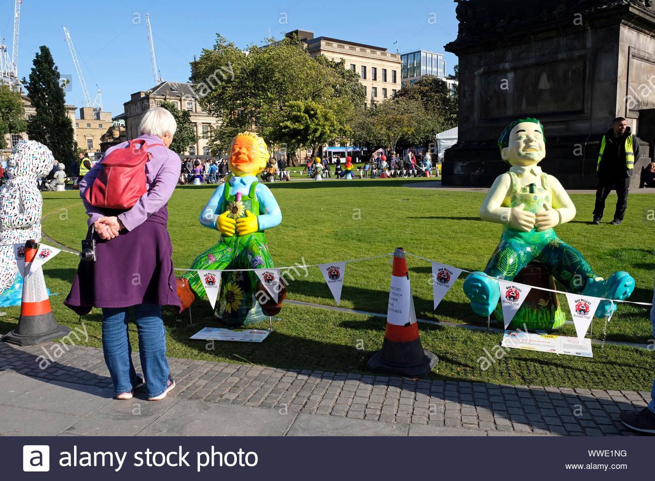 Oor Wullie Big weekend di addio al St Andrew Square, Edimburgo Scozia XIII - 15 Settembre 2019 Foto Stock