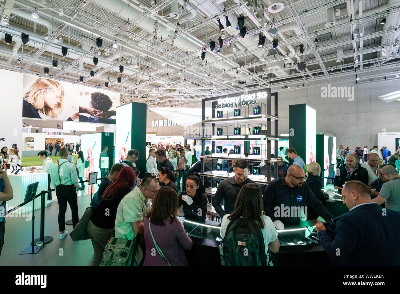 IFA 2019, IFA consumer electronics Show di Berlino , Galaxy piegare 5 G, pieghevole Smartphone, Foto Stock