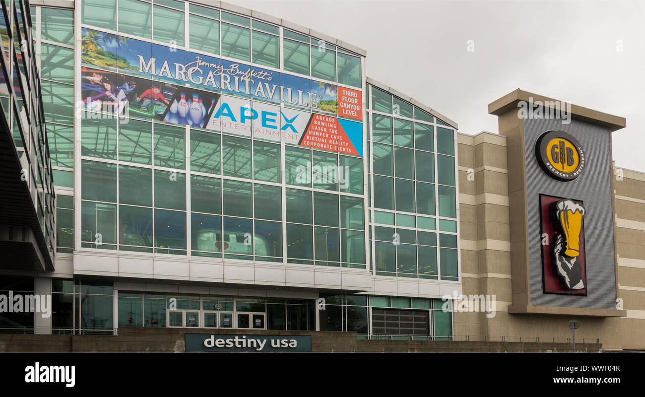 Centro commerciale Destiny USA a Syracuse NY Foto Stock