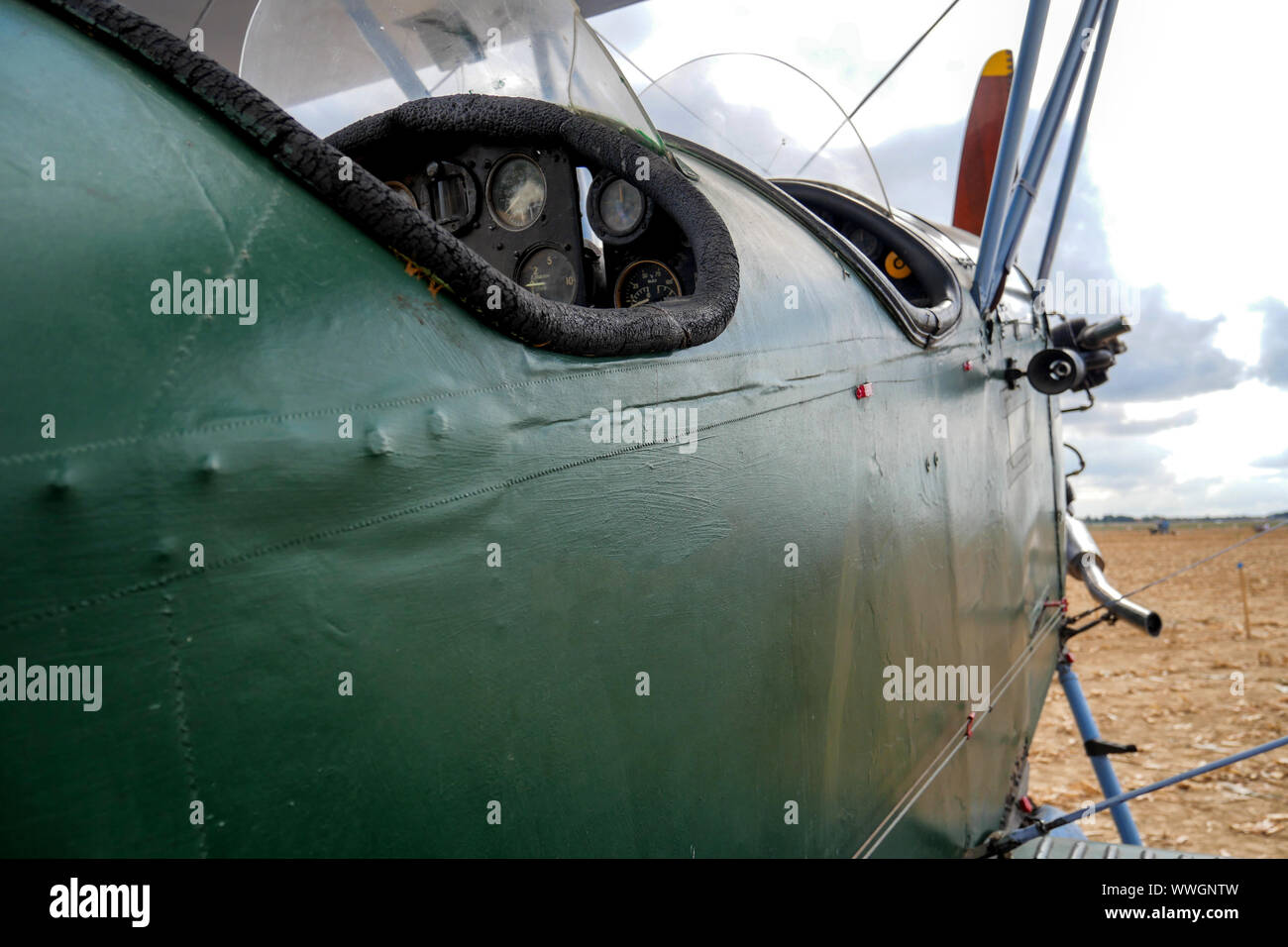 Un cruscotto di un antico piano di yak Foto Stock