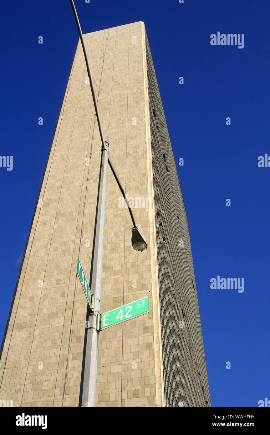 La sede dell'ONU a New York Foto Stock